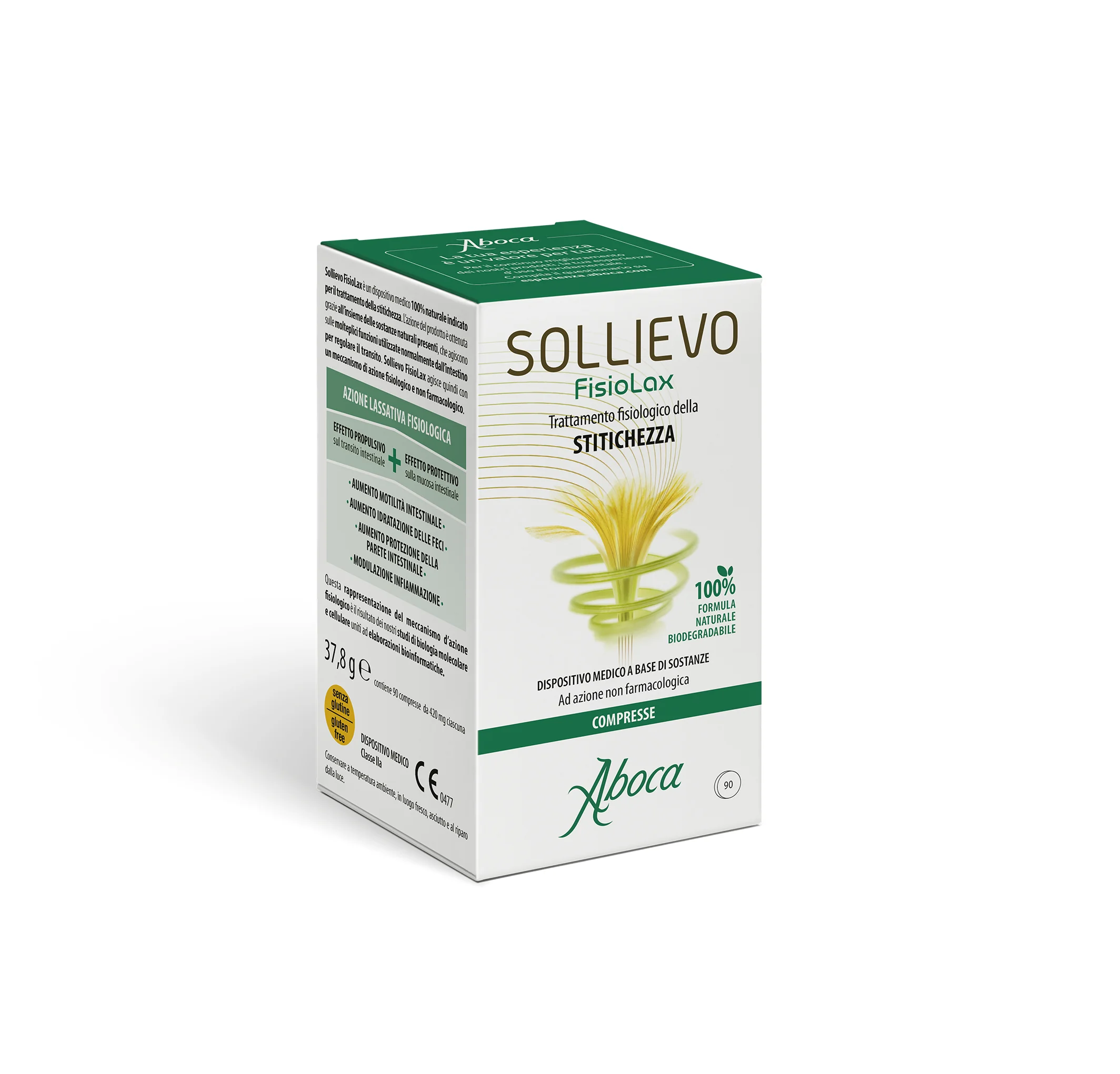 Aboca Sollievo Fisiolax 90 Compresse Lassativo