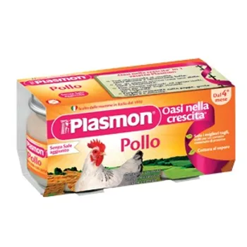 Plasmon Omogenizzato Pollo 2 Vasetti da 80 g 