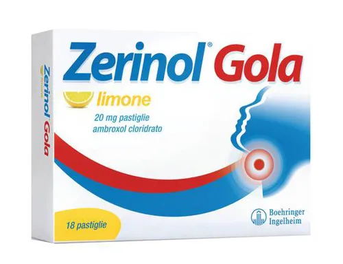 Zerinol Gola 20 mg Limone 18 Pastiglie