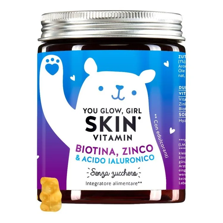 Bears With Benefits You Glow Girl Skin Vitamin 45 Caramelle Gommose Bellezza della pelle
