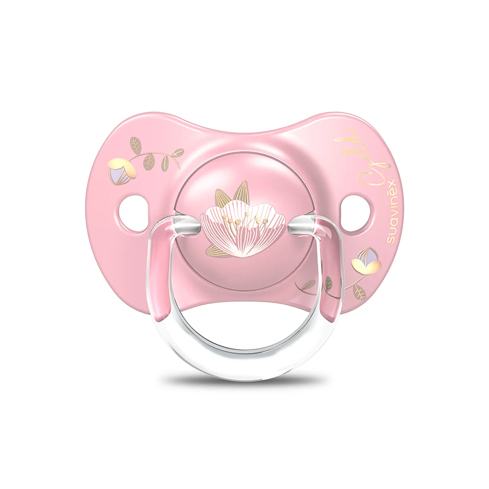 Suavinex Gold Succhietto Silicone 6-18 mesi Rosa