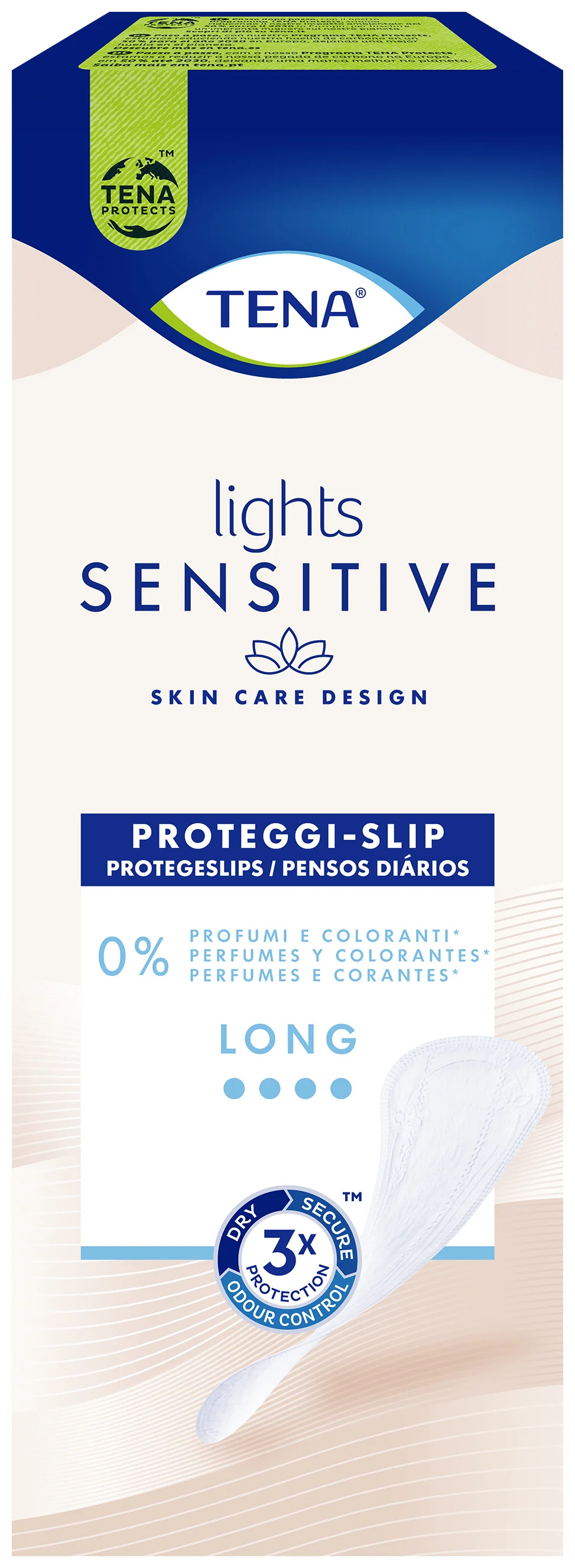 Tena Lights Sensitive Lungo 20 Pezzi Proteggi Slip per Perdite Urinarie