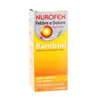 Nurofen Febbre E Dolore Bambini 100 mg/5ml Gusto Arancia Senza Zucchero 150 ml