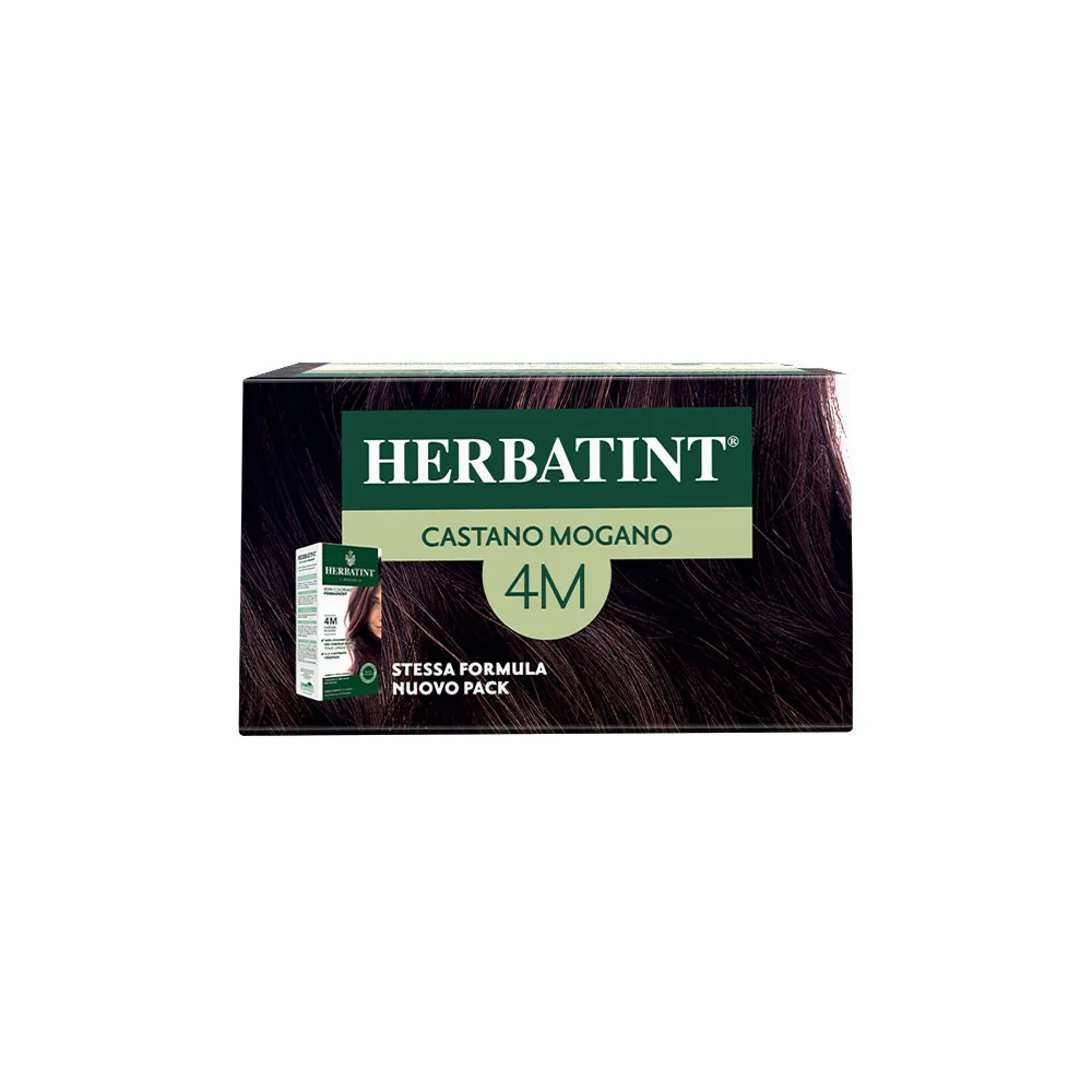 Herbatint Gel Colorante Permanente 4M Castano Mogano 170 Ml Colore Intenso e Duraturo