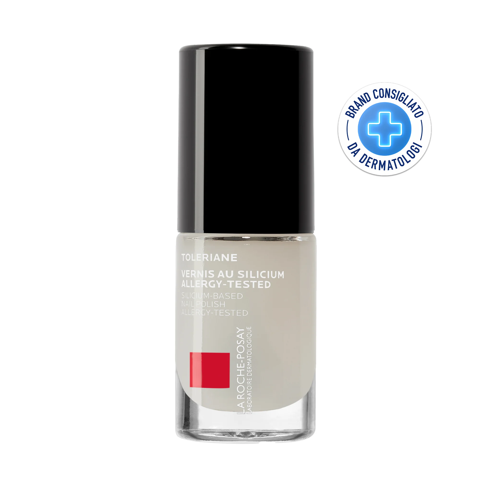 La Roche Posay Toleriane Smalto Unghie Mat 01, 6 Ml Con silicio, per unghie fragili e sensibili