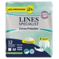 Pannolone Mutandina Lines Specialist Derma Protection M 12 Pezzi
