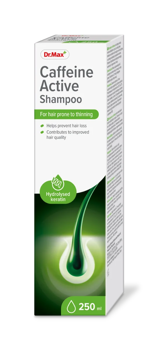 Dr. Max Shampoo alla Caffeina 250Ml Rafforzante e Anticaduta
