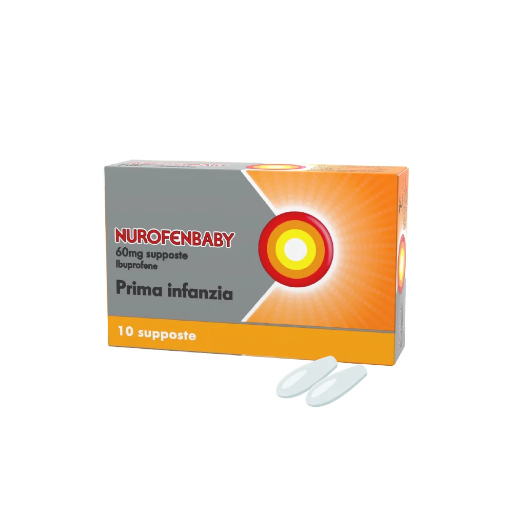 Nurofen Baby Prima Infanzia 60 mg Ibuprofene 10 Supposte Ibuprofene
