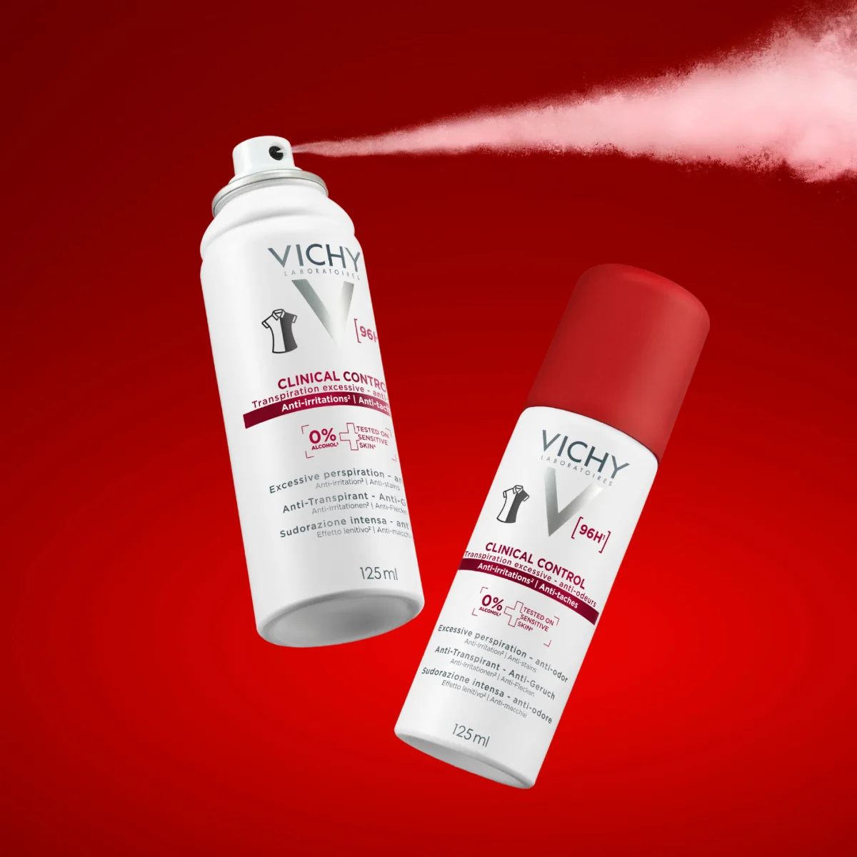Vichy Deo Clinical Aerosol 125 ml Deodorante Per Sudorazione Intensa