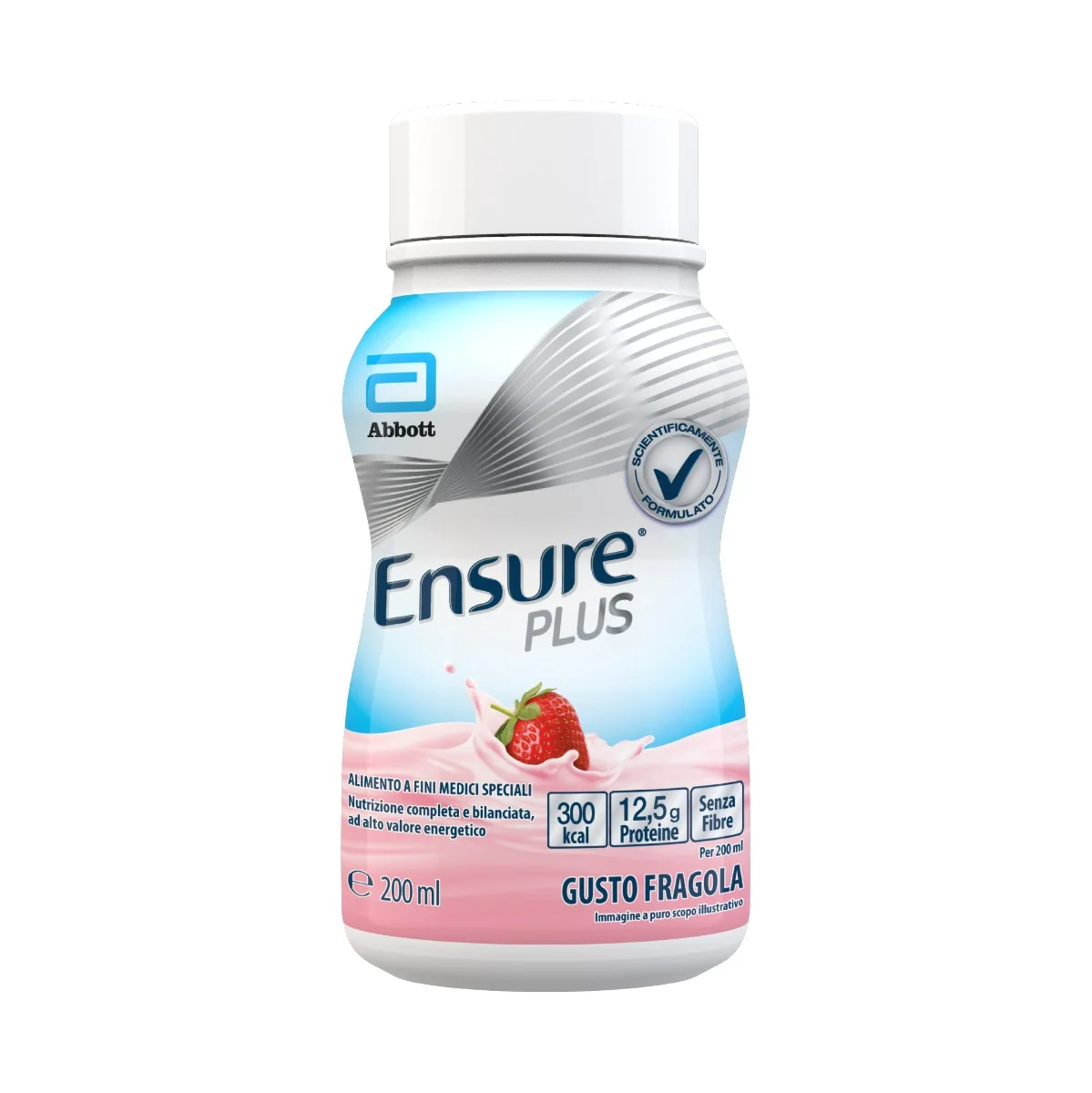 Abbott Ensure Plus Fragola 4x200ml Integratore Ipercalorico