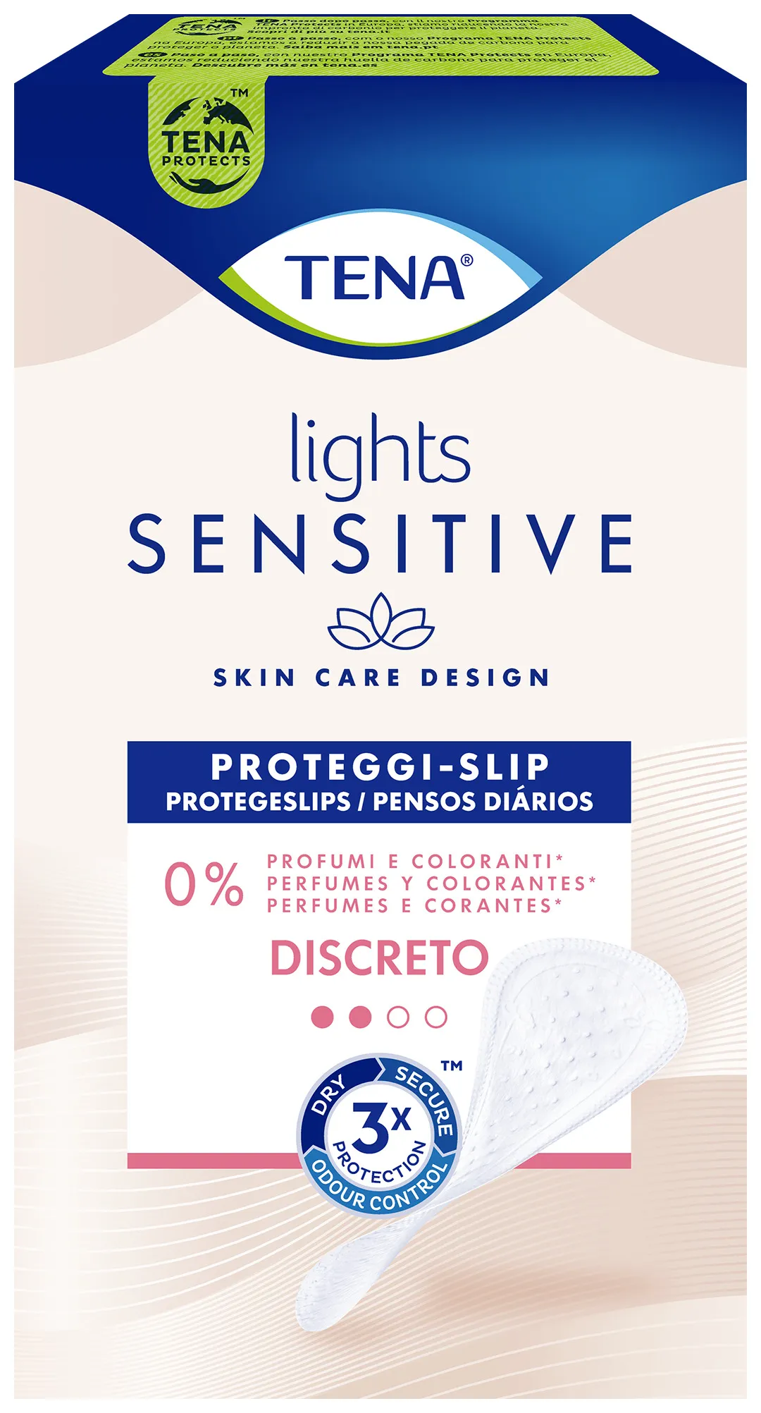 Tena Lights Sensitive Discreto 28 Pezzi Proteggi Slip per incontinenza
