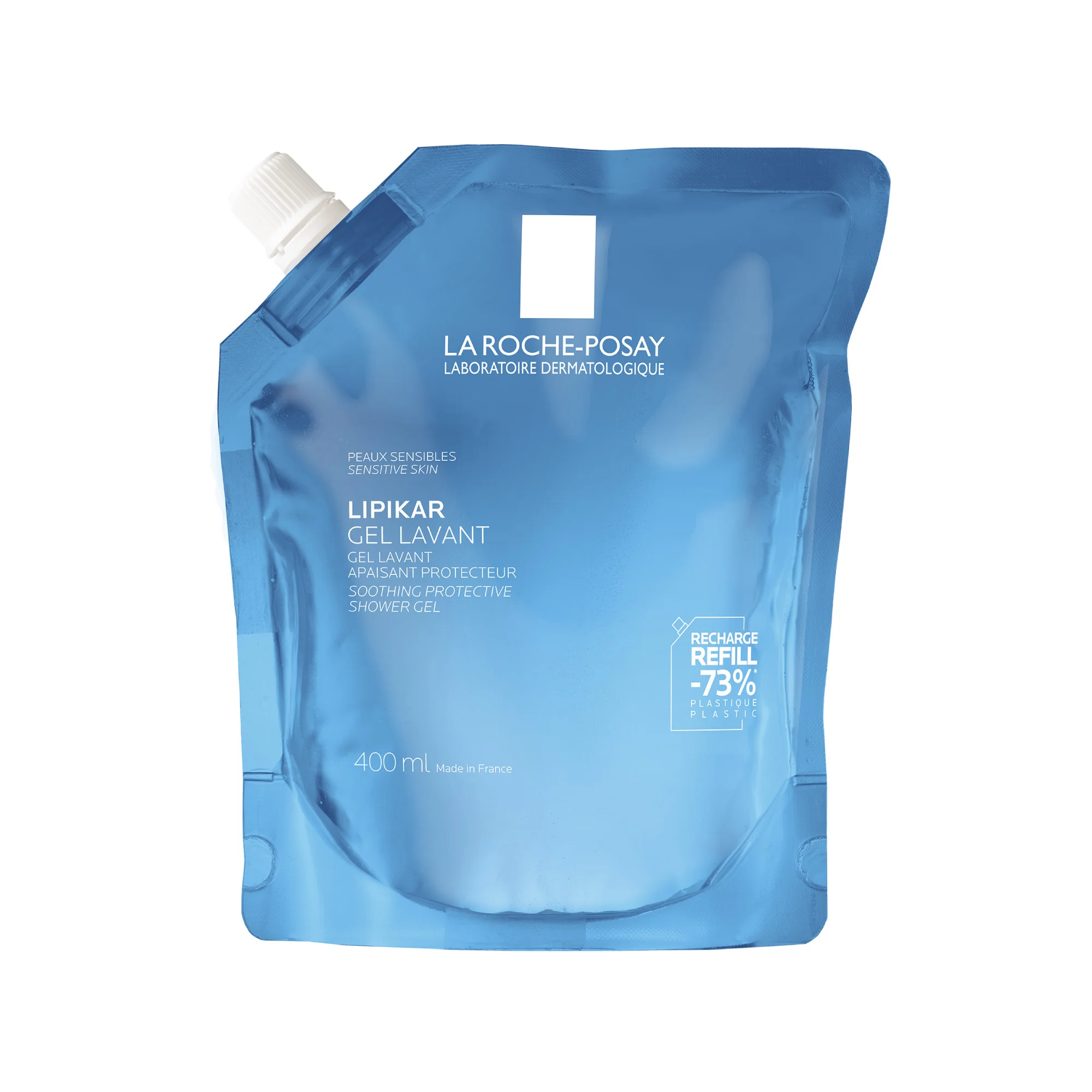 La Roche Posay Lipikar Gel Doccia Detergente 400 ml Ricarica Lenitivo e protettivo