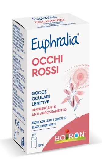 Euphralia Occhi Rossi Collirio 10 Ml Gocce Oculari Lenitive