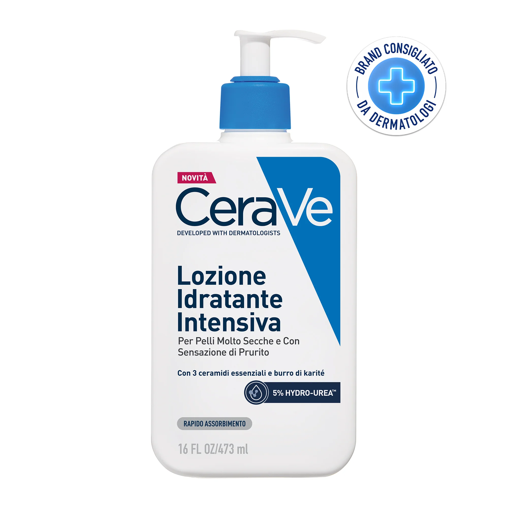 Cerave Lozione Idratante Intensiva 473 ml/16 Oz Per Pelli Molto Secche e Con Sensazione di Prurito