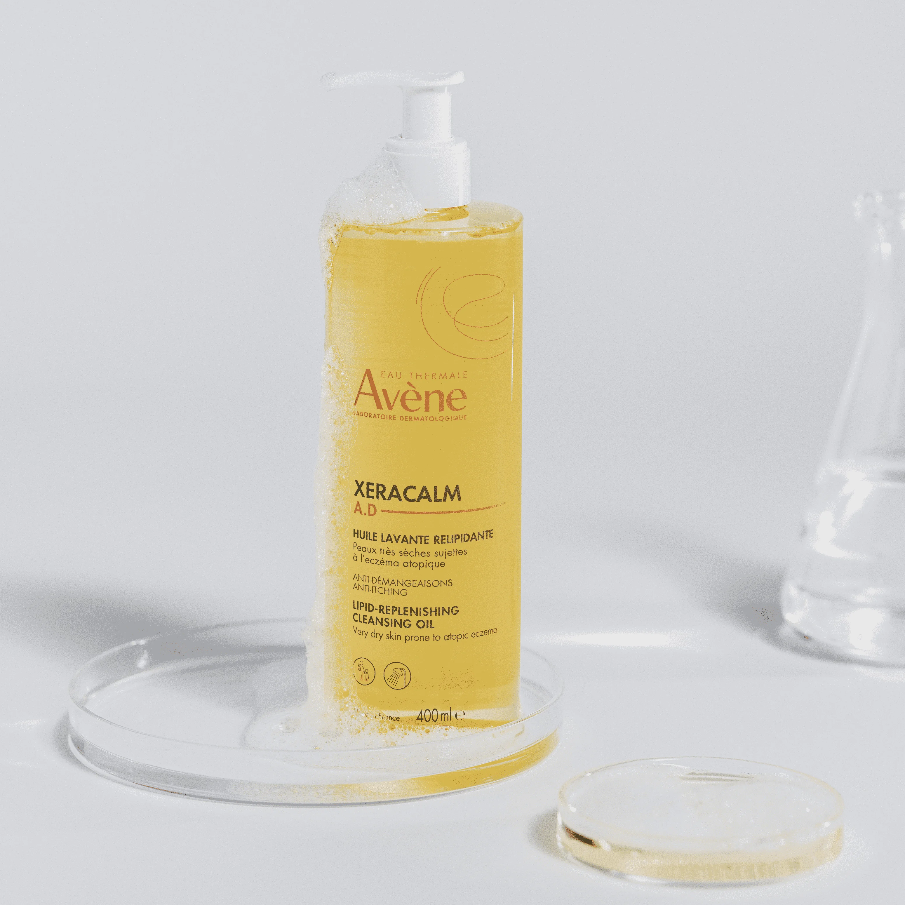 Eau Thermale Avène Xeracalm A.D Olio Detergente Liporestitutivo Prurito, 400 ml Pelle Secca a Tendenza Atopica