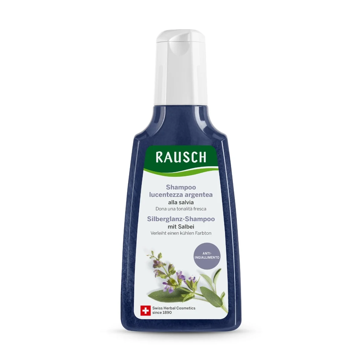 Rausch Shampoo Lucentezza Argentea Alla Salvia 200 Ml
