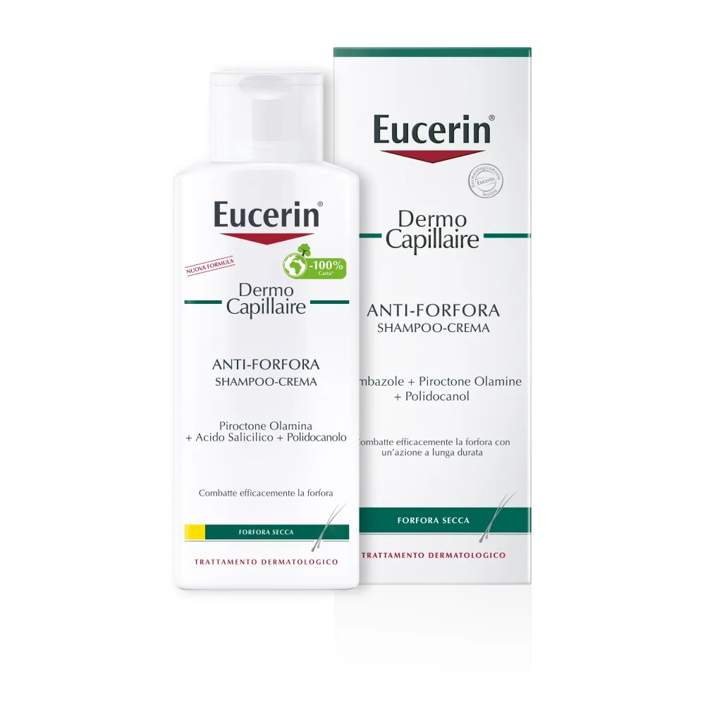 Eucerin DermoCapillaire Shampoo Crema Antiforfora 250 ml Forfora Secca