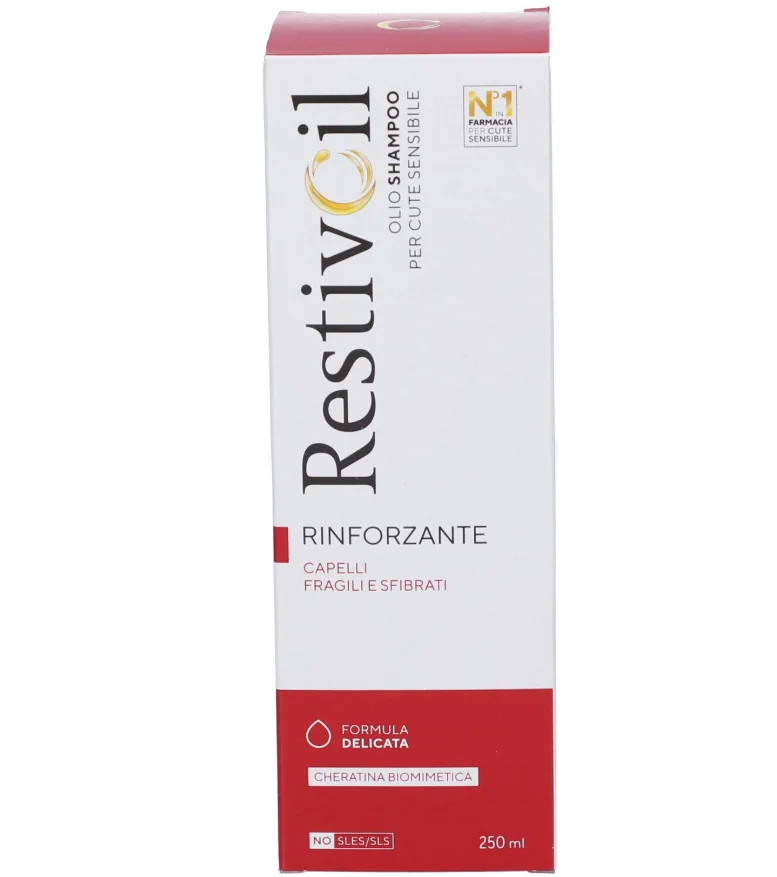Restivoil Rinforzante Capelli Fragili e Sfibrati 250 ml Olio Shampoo Cute Sensibile