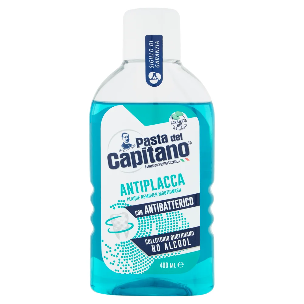 Colluttorio Ciccarelli Antiplacca 400ml Azione Antibatterica e Senza Alcool