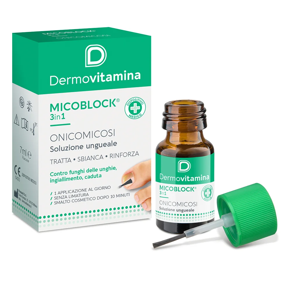 Dermovitamina MicoBlock Soluzione Ungueale 7 ml Trattamento Onicomicosi