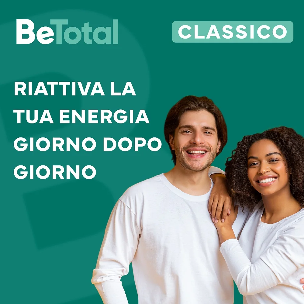 Be-Total Integratore Alimentare Complesso Bilanciato Di Vitamine B 20 Compresse Vitamina B, B3 Vitamina B12 Acido Folico Energia Per Adulti