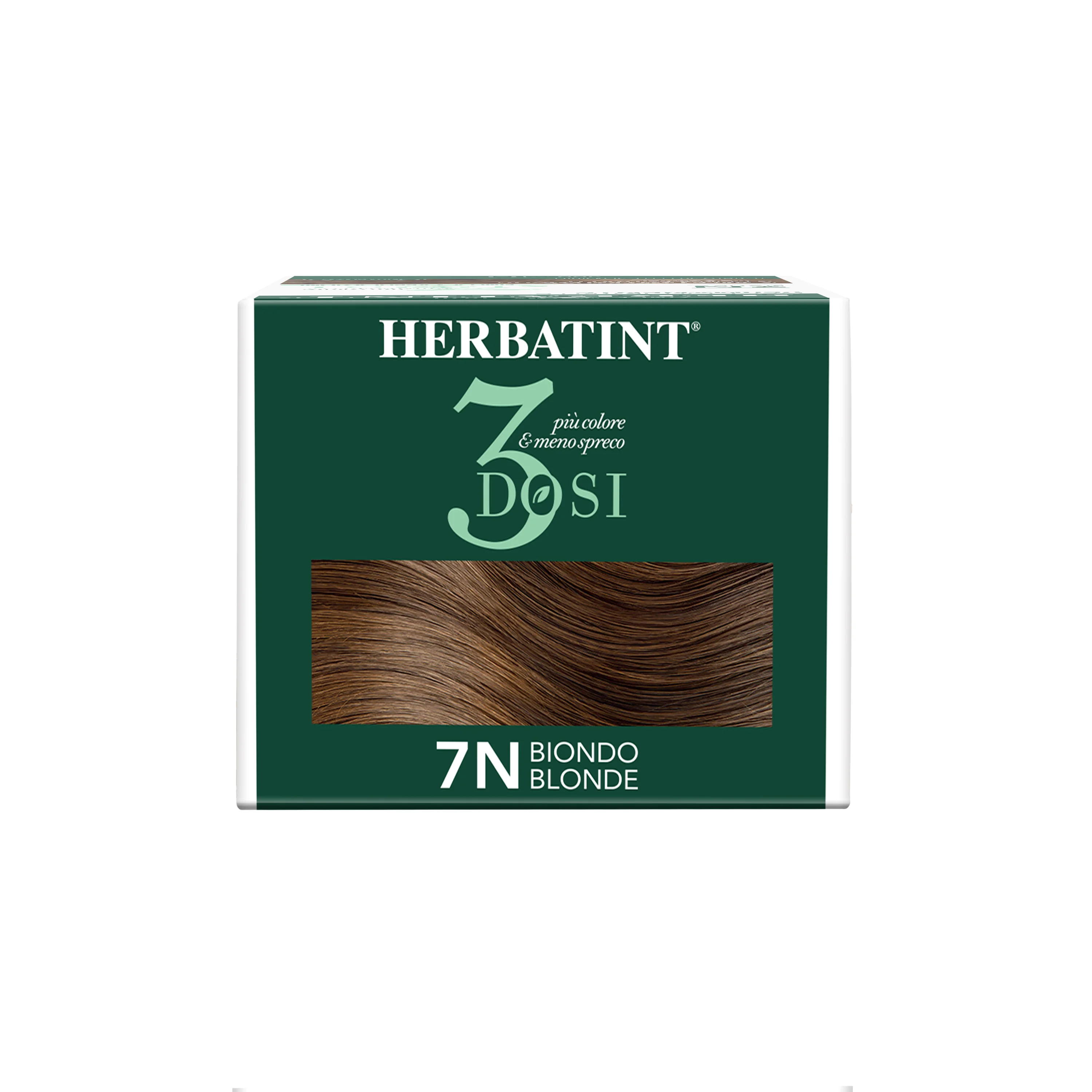 Herbatint Tintura Capelli Gel Permanente 3Dosi 7N Biondo 300 ml