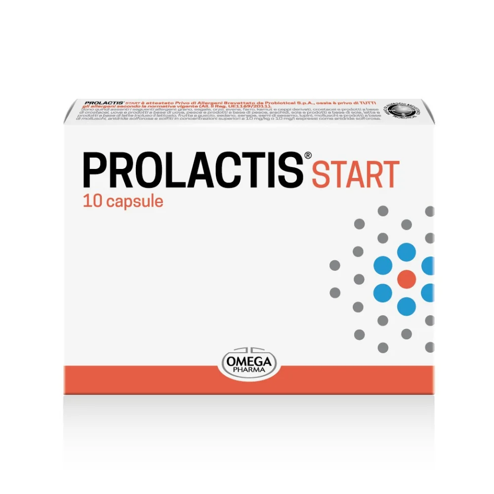 Prolactis Start Integratore Probiotico 10 Capsule Benessere Flora Batterica Intestinale