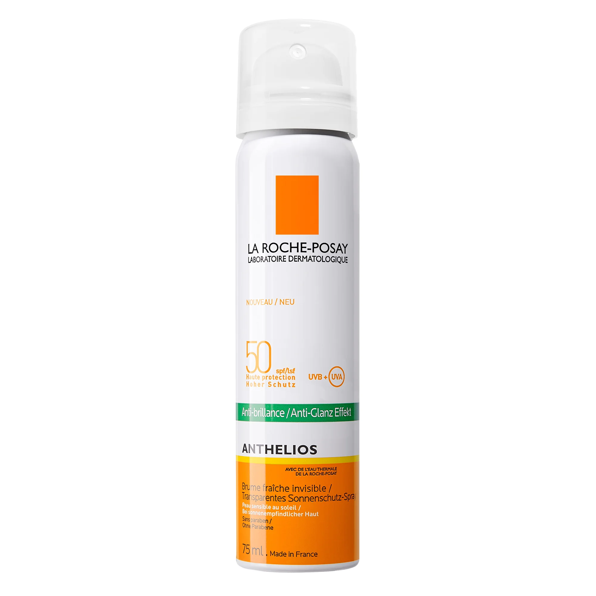 La Roche Posay Anthelios Spray Viso Invisibile SPF50+, 75 Ml Protezione viso opacizzante