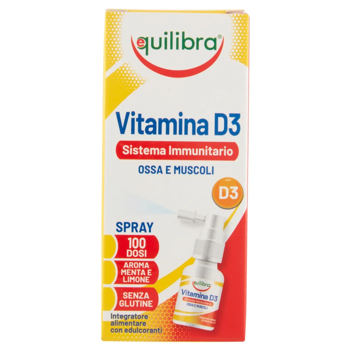 Equilibra Vitamina D3 Sistema Immunitario Spray Orale13 ml Ossa E Muscoli