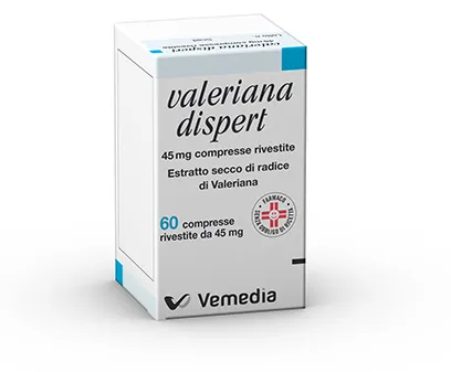 Valeriana Dispert 45 mg 60 Compresse Rivestite - Integratore Ansia e Insonnia
