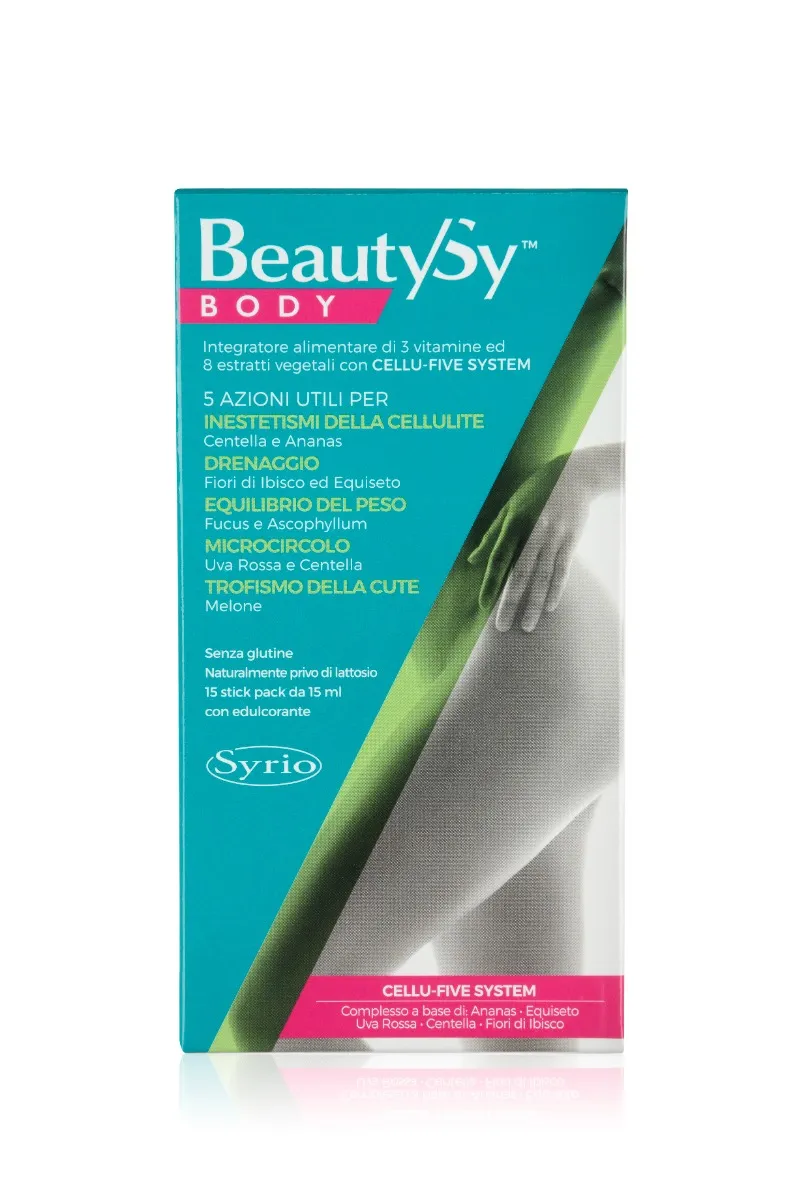 Beauty Sy Body 15 Stick Pack Specifico per la Cellulite