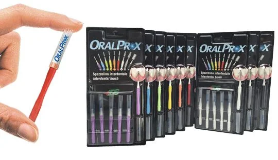 Oralprox Scovolino Interdentale 8 Nero 6 Pezzi