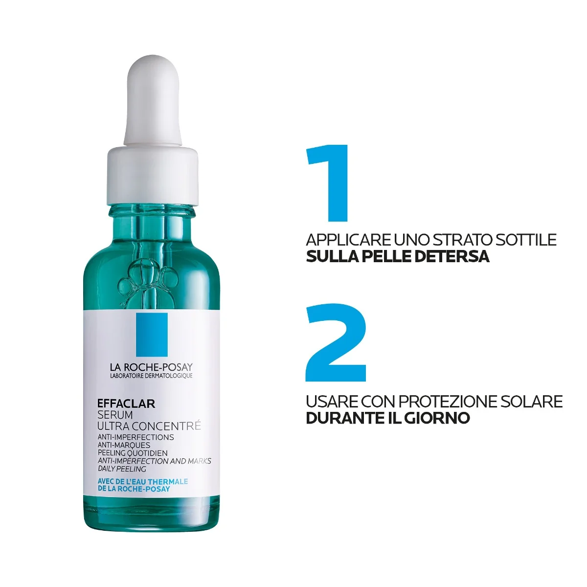 La Roche Posay Effaclar Siero Peeling Viso 30 Ml Pelle a tendenza acneica