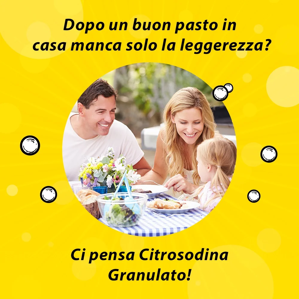 Citrosodina Granulato Effervescente Digestivo 150g Pesantezza di Stomaco