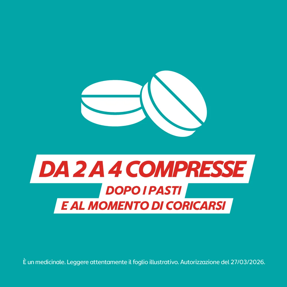 Gaviscon Compresse Masticabili Aroma Fragola 250 mg + 133,5 mg 24 Compresse Per Bruciore di Stomaco