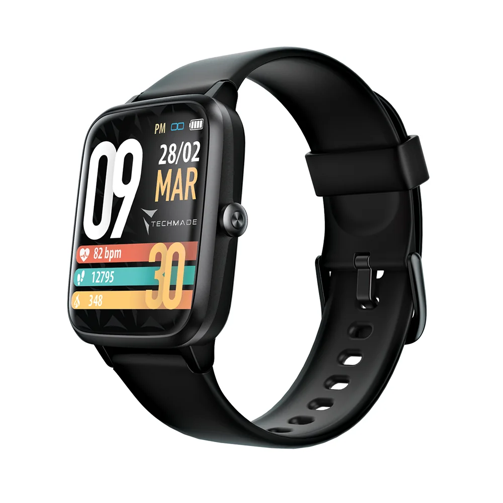 Techmade Move Smartwatch Total Black Da Portare Sempre con Te