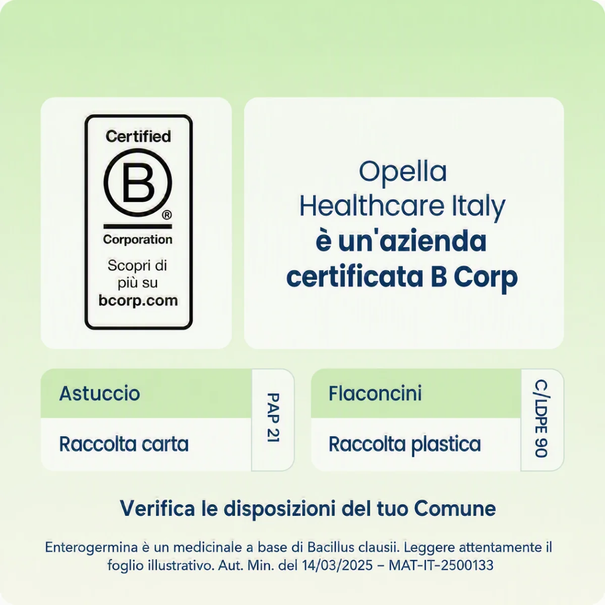 Enterogermina 4 Miliardi/5 ml 20 Flaconcini