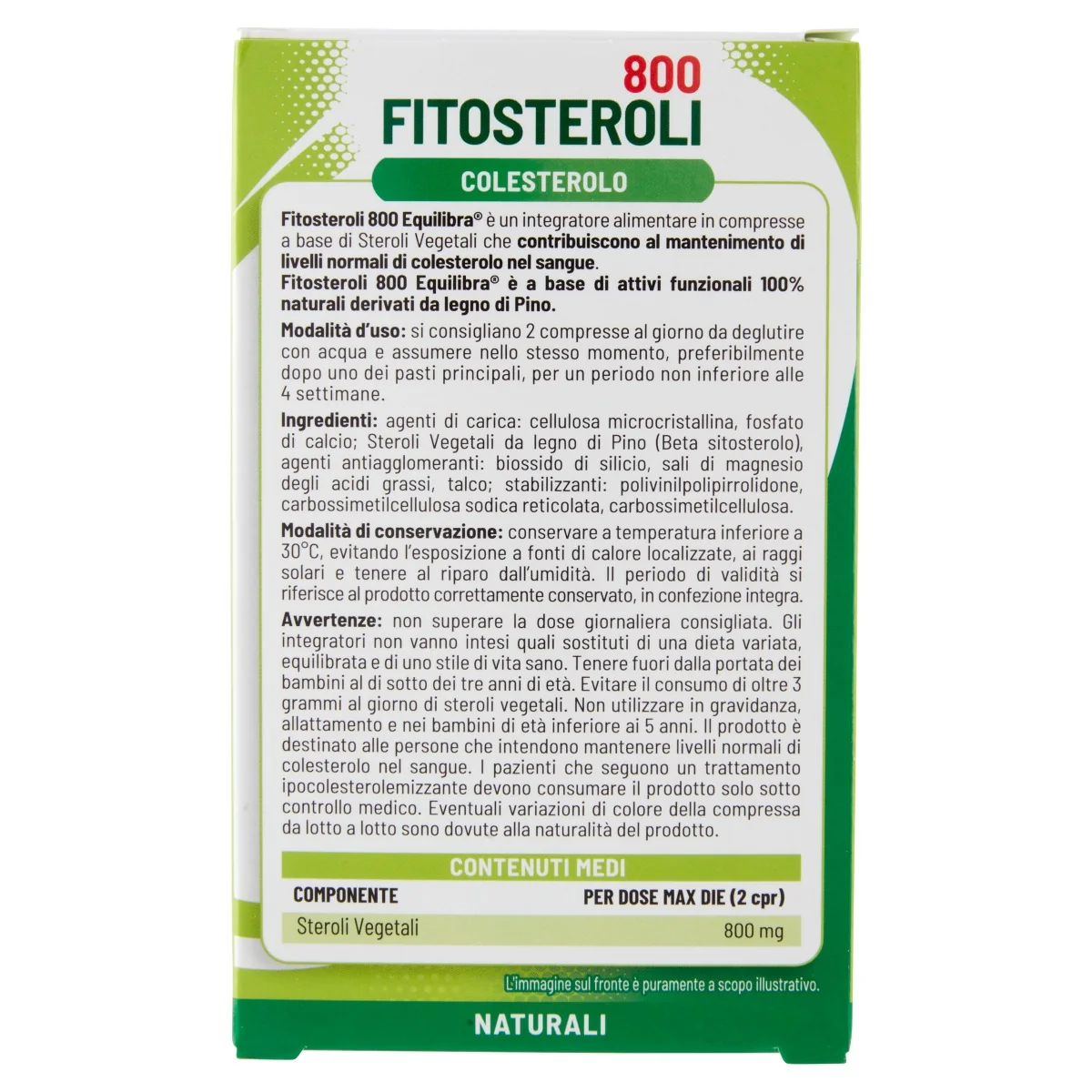 Equilibra Fitosteroli 800 40 Compresse Colesterolo