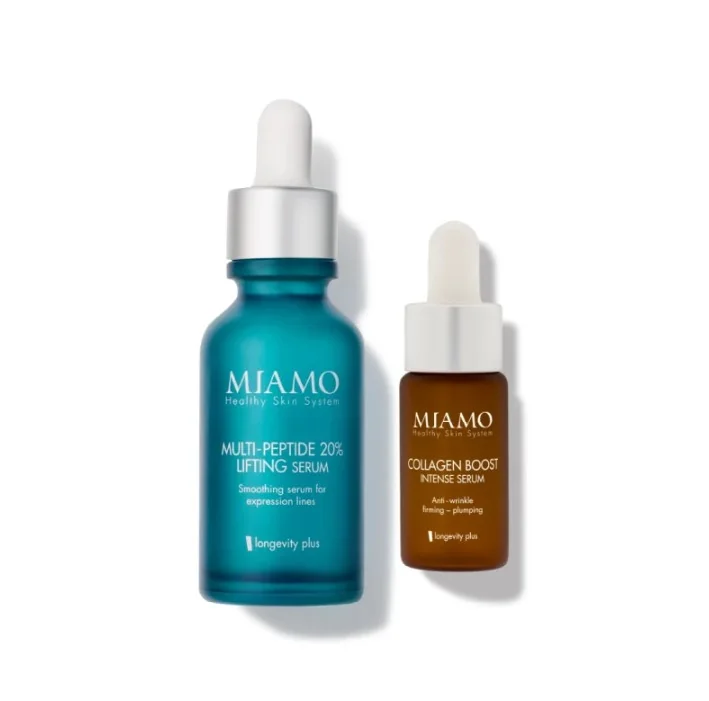 Miamo Cofanetto Fill&Lift Multi Peptide 30 ml + Collagen Boost 10 ml Sieri Viso Antirughe