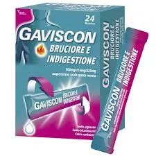 Gaviscon Bruciore e Indigestione 24 Bustine -  Sintomi da Reflusso Gastro-Esofageo