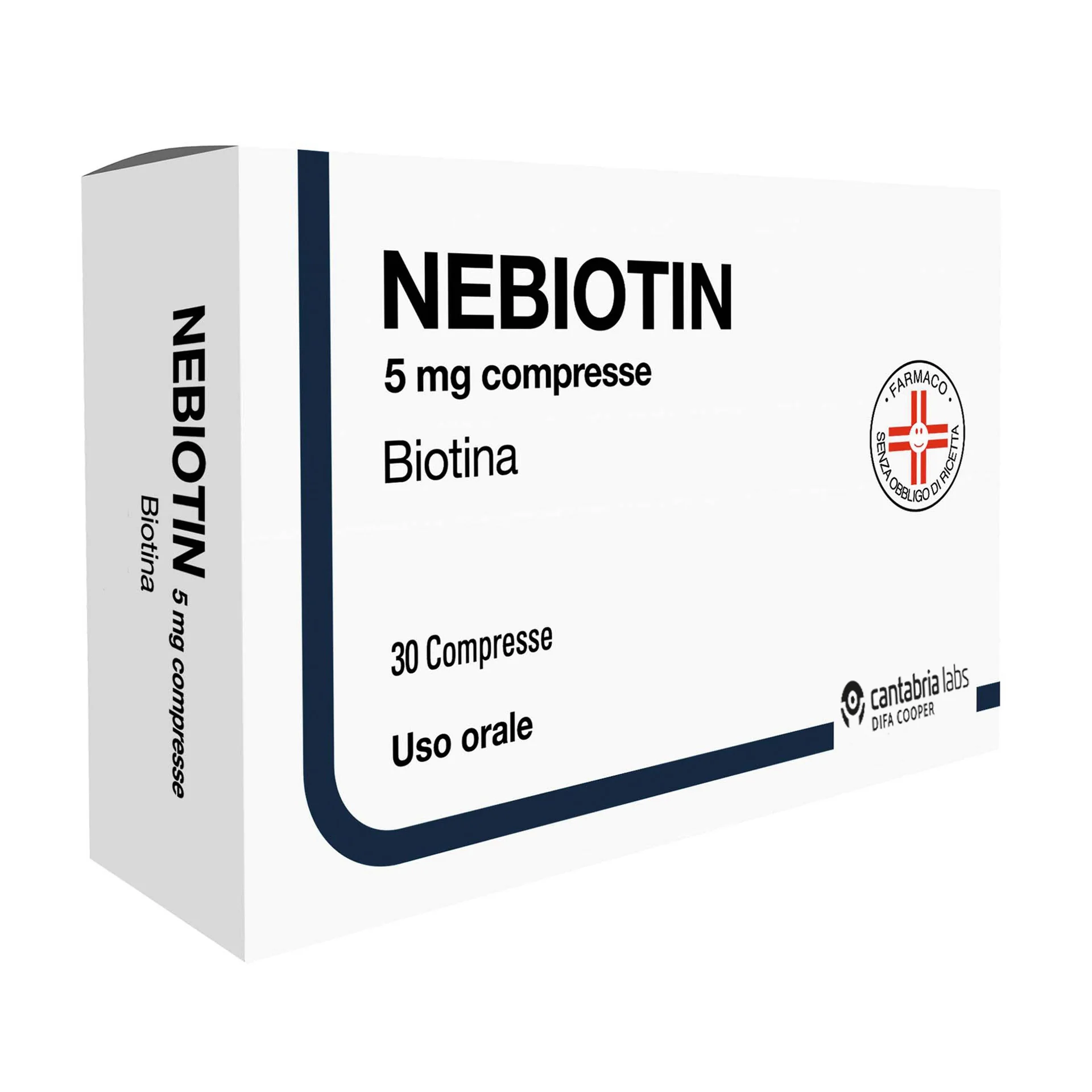 Nebiotin 5 mg 30 Compresse Stati Carenziali di Biotina