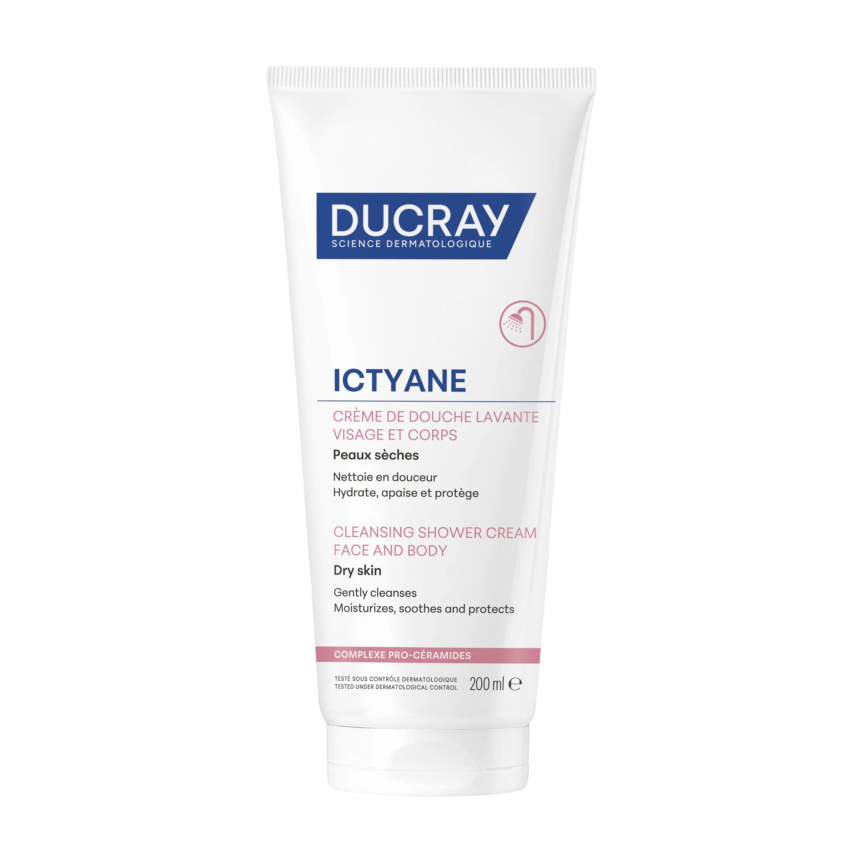 Ducray Ictyane Crema Doccia Detergente Pelle Secca 200 ml