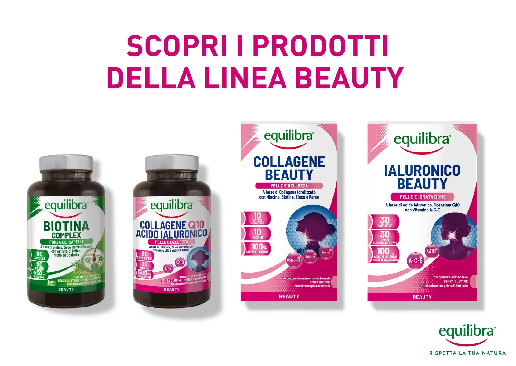 Equilibra Collagene Q10 Acido Ialuronico 90 Compresse Antiage