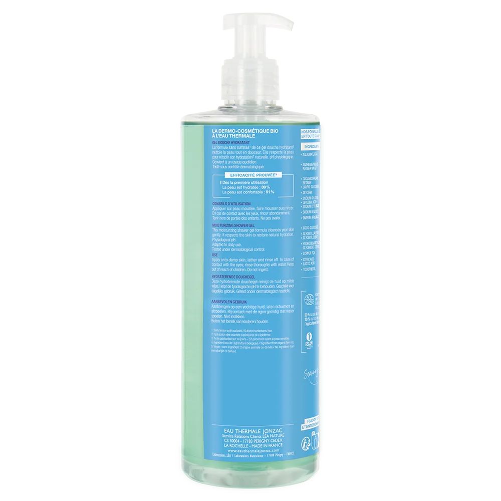 Jonzac Gel Doccia Idratante Alta Tolleranza 500 Ml Ripristina l'Idratazione
