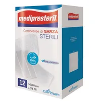 Medipresteril Garza Compressa 12/8 Fili 36X40Cm 12 Pezzi