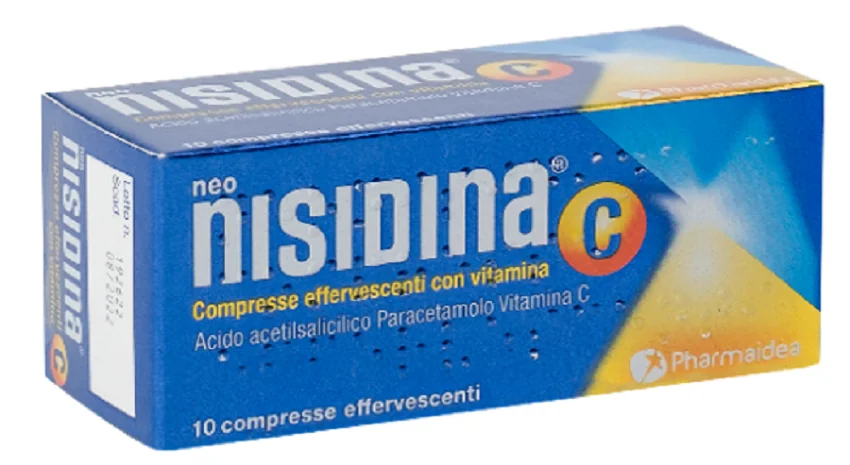 Neonisidina C 10 Compresse Effervescenti Vit-C Influenza e Raffreddore