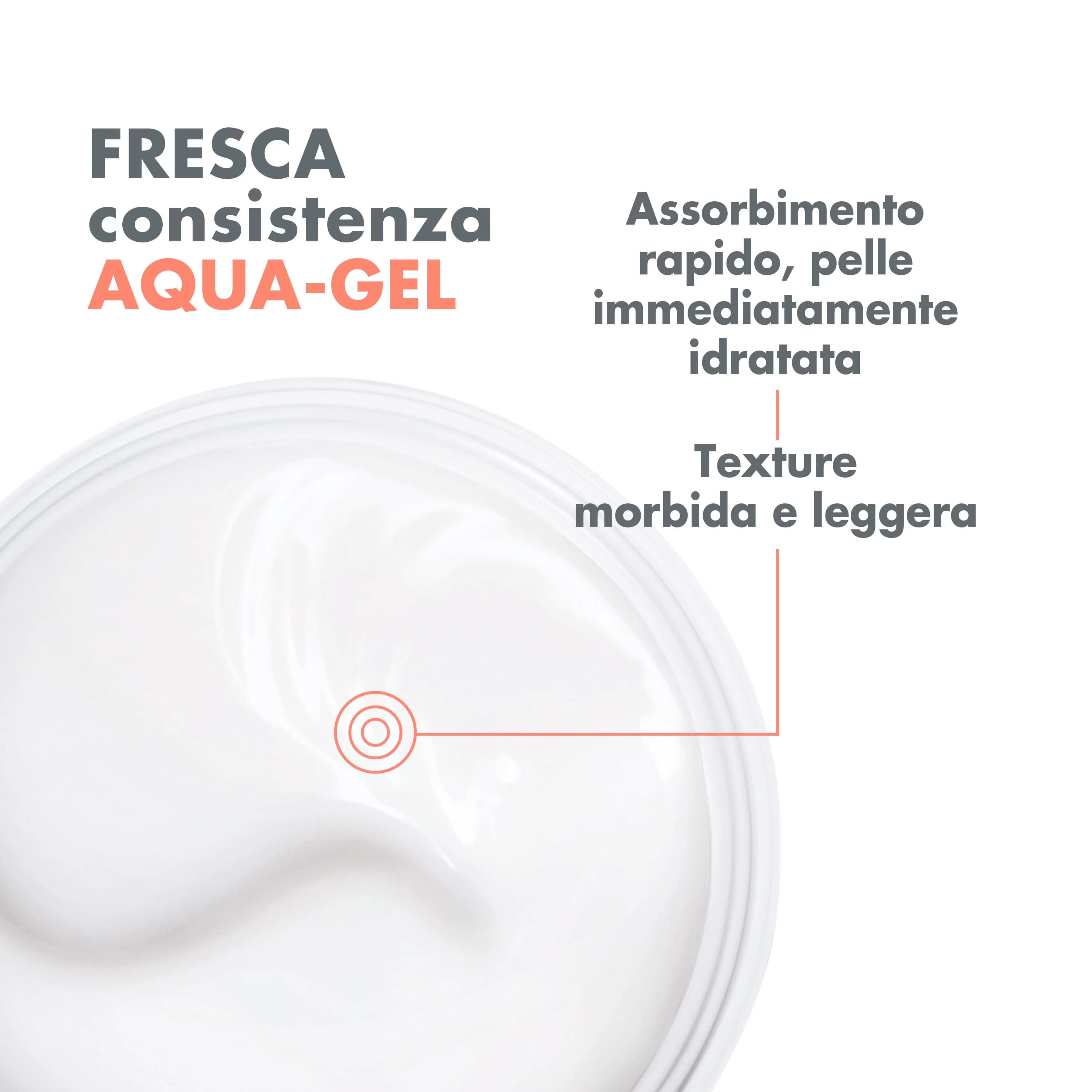 Eau Thermale Avène Hydrance Acqua-Gel Crema Idratante 50 ml Idratazione Pelle Secca