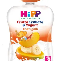 Hipp Bio Frutta Frullata & Yogurt Frutti Gialli 90 G