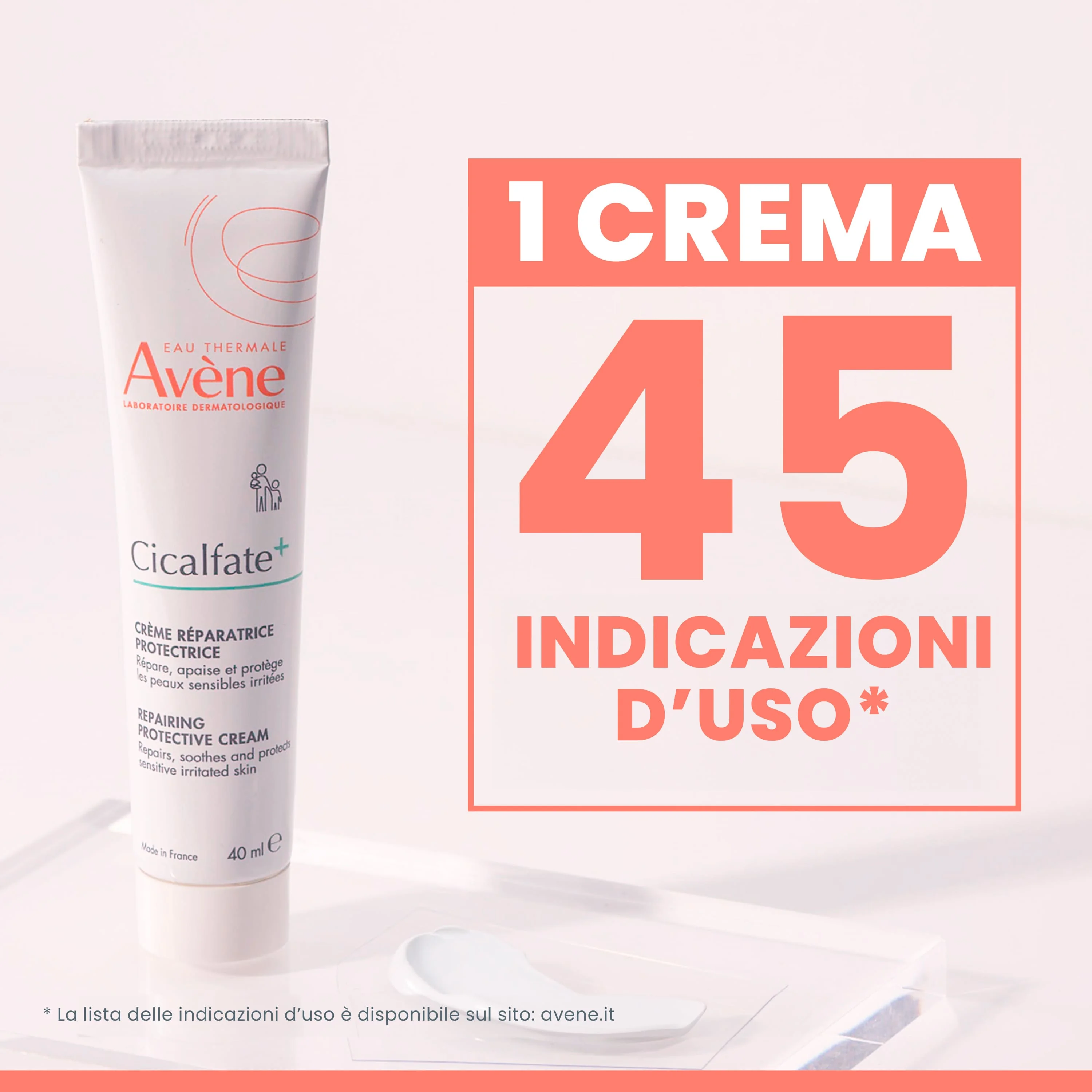 Eau Thermale Avène Cicalfate + Crema Ristrutturante Protettiva 40 ml pelle fragilizzata