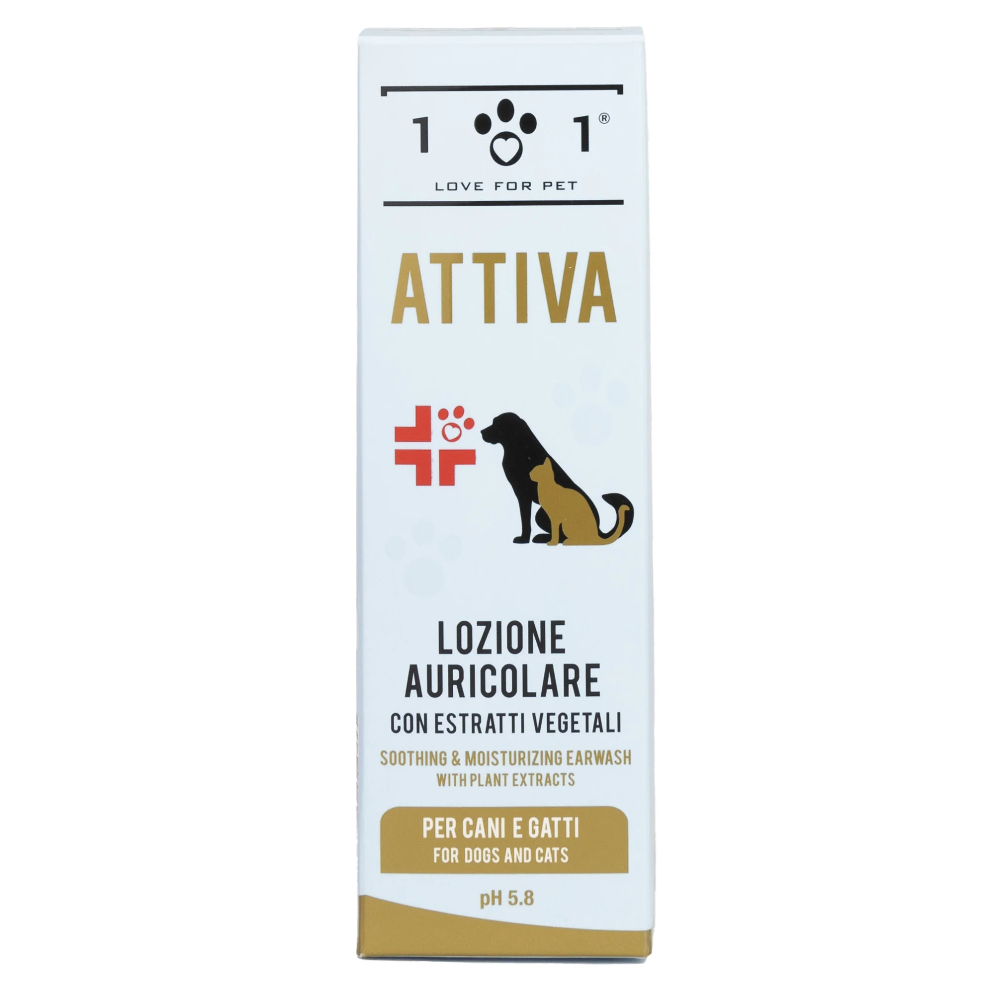 101 Love For Pet Lozione Auricolare Cani e Gatti 100 ml